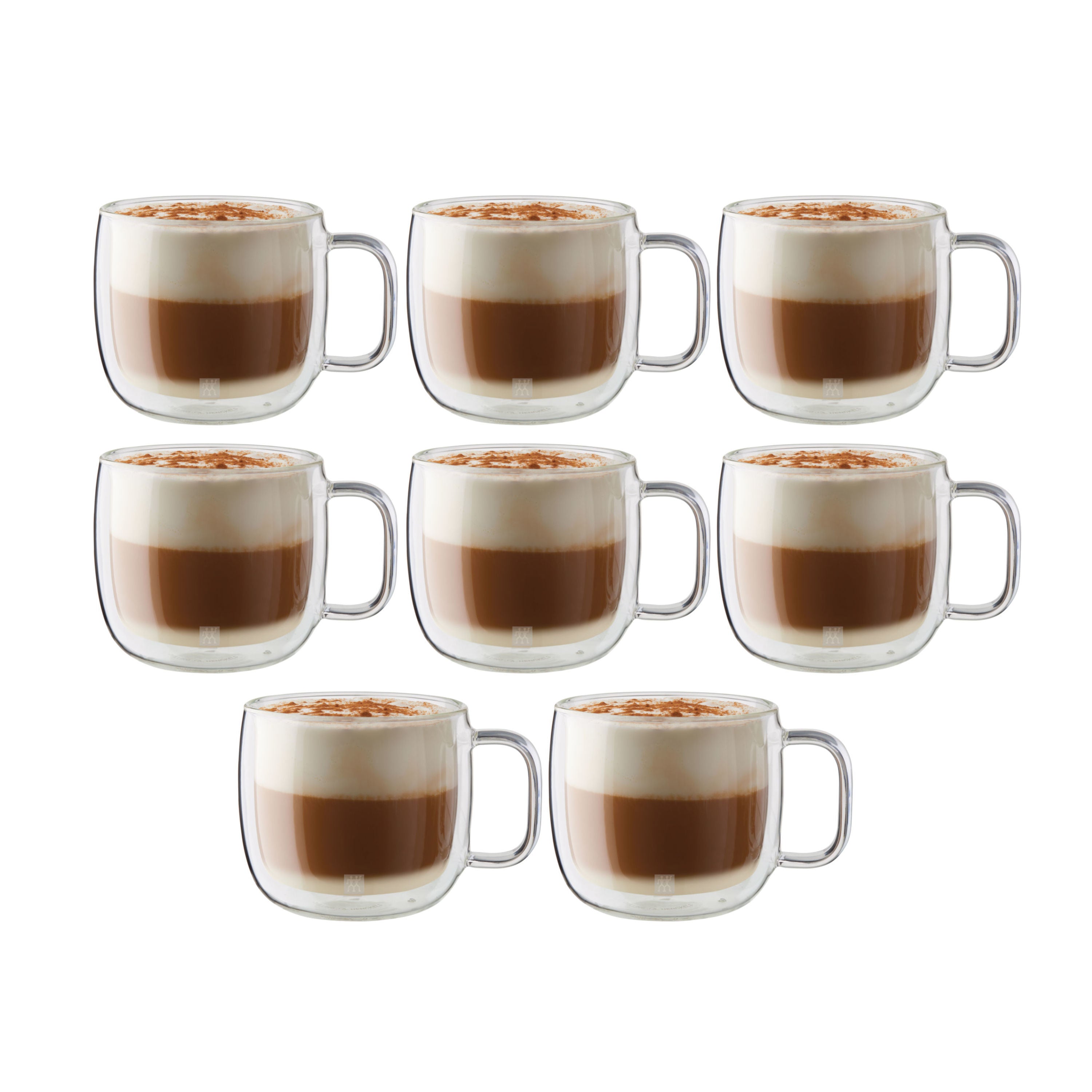 ZWILLING Sorrento Plus 8 Piece Cappuccino Mug Set - Value Pack, Transparent-1