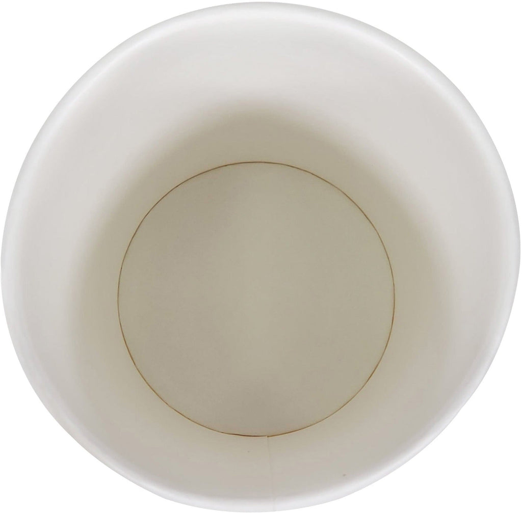 Morning Dew - 10 oz Squat Hot Paper Cup - Ripple - Kraft - 20 x 25 count-2