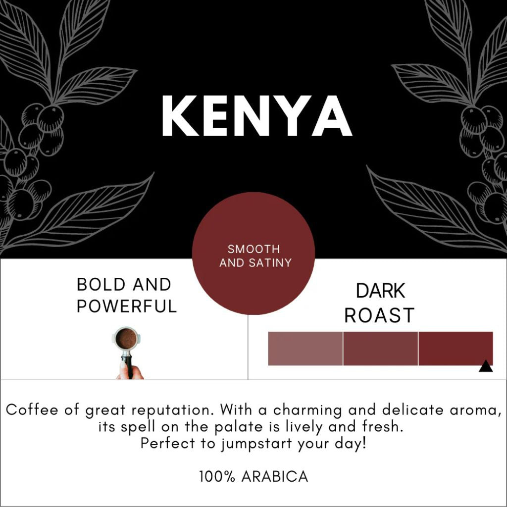 KENYA AA DARK ROAST 908 G - BEANS