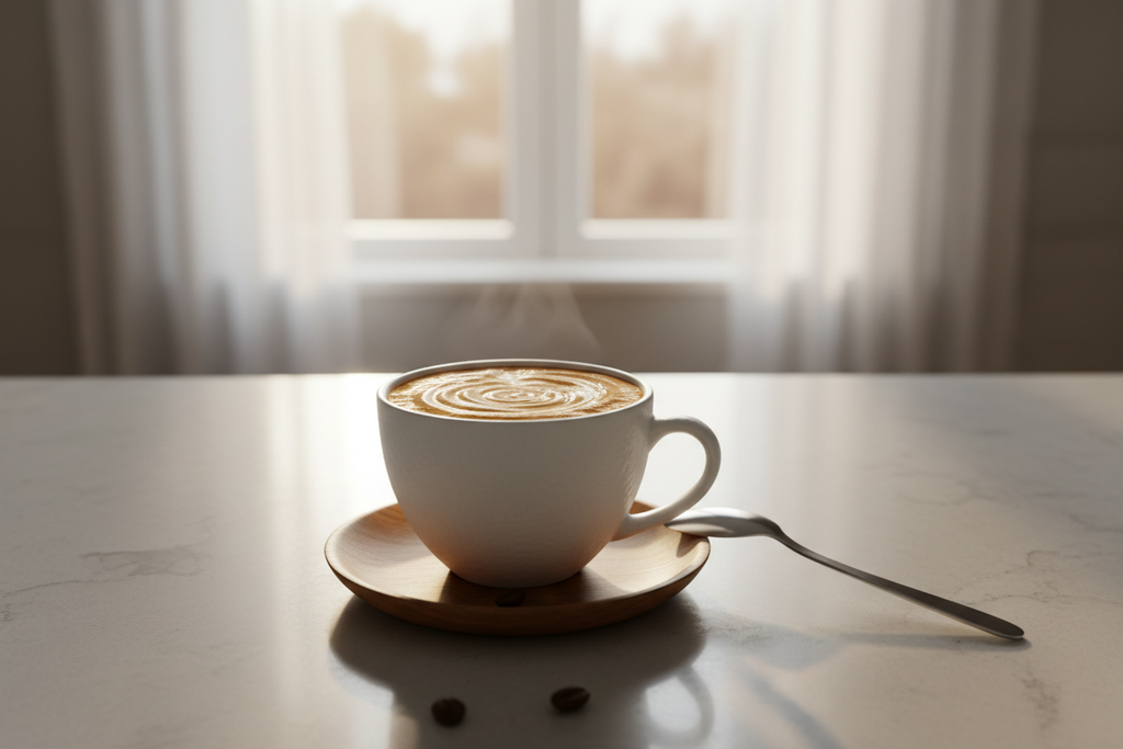 Premium espresso with crema