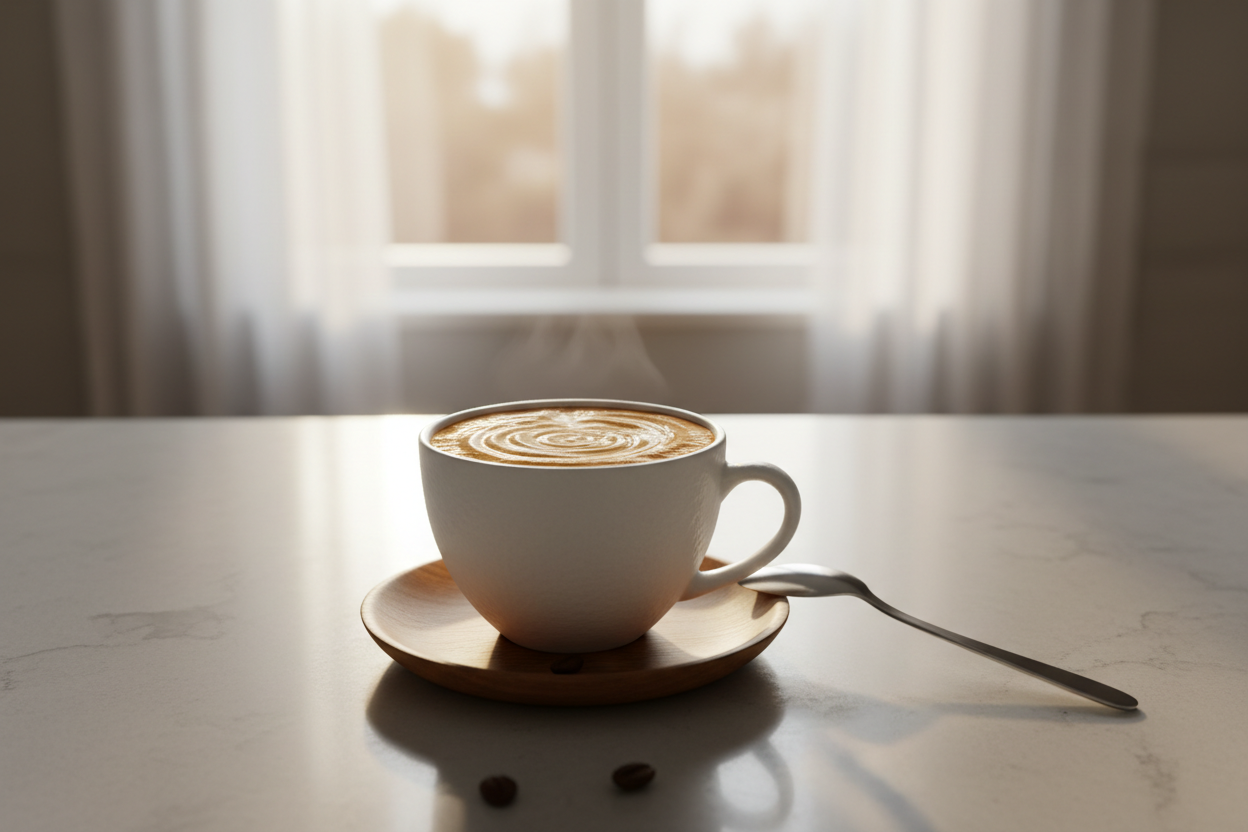 Premium espresso with crema